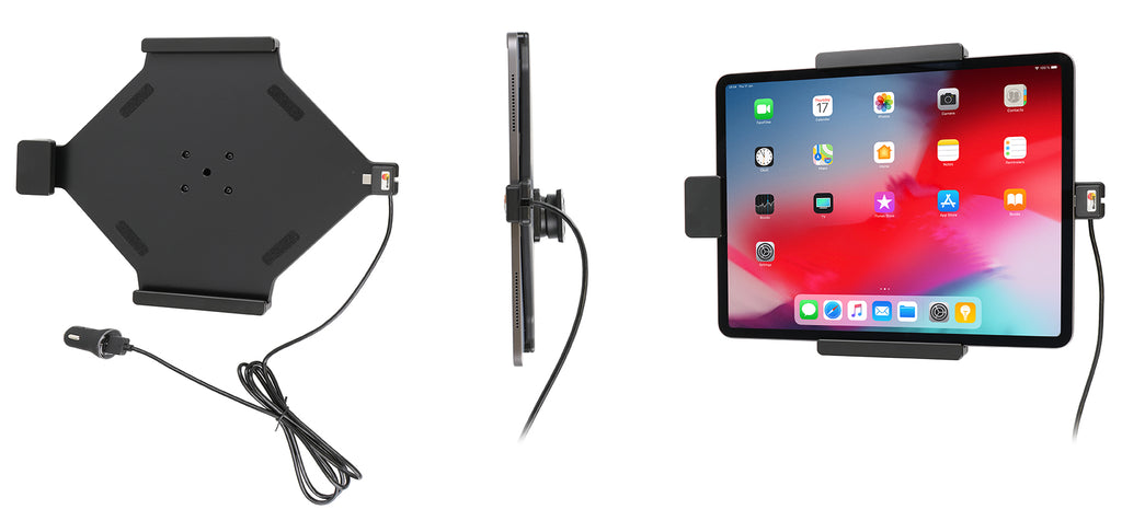 Brodit Houder met Slot 753095 - Tablethouder Apple iPad Pro 13 / iPad Pro 12.9 6th Gen 2022 (A2436. A2764. A2437) / iPad Pro 12.9 5th Gen 2021 / iPad Pro 12.9 2020 / iPad Pro 12,9 2018