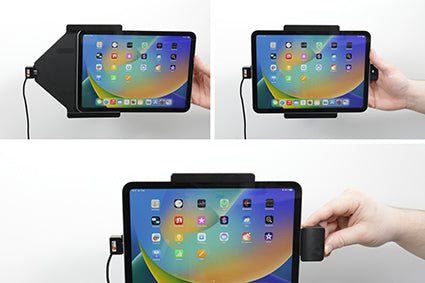 Brodit Houder met Slot 753339 - Tablethouder Apple iPad 2025 A16 / iPad 11th Gen / iPad 10th Gen