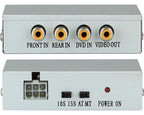Camera interface voor: achter en voor camera view