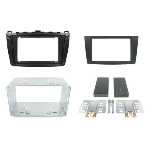 2-DIN frame Mazda 6-serie 10-14 piano zwart