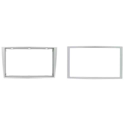 2-DIN frame Opel Corsa 06-11 alleen rand zilver