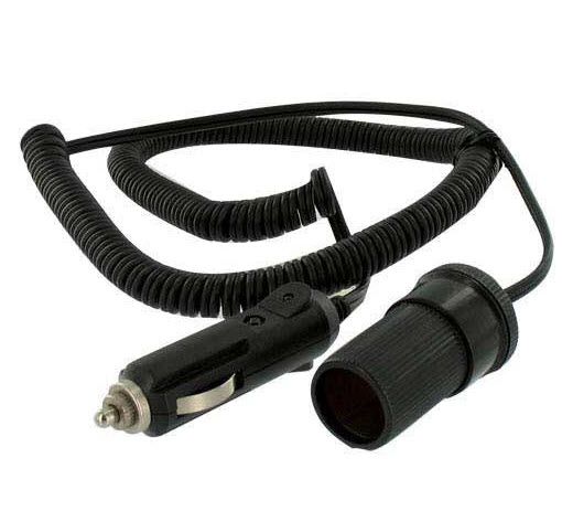 Verlengkabel 12V sig plug M - F krulkabel 4m max 10A
