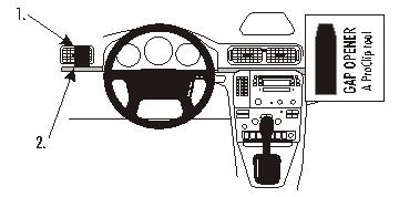 Brodit ProClip 802623 - Volvo S80 1999-2006