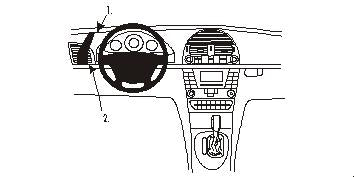 Brodit ProClip 803041 - Mercedes-Benz E-Class, Coupé 2002-2009
