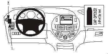 Brodit ProClip 803067 - Toyota Previa 2001-2006