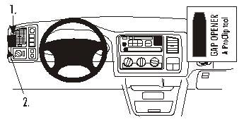 Brodit ProClip 803122 - Chevrolet Avalanche 1999-2006