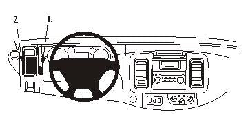 Brodit ProClip 803198 - Nissan Primastar 2002-2014