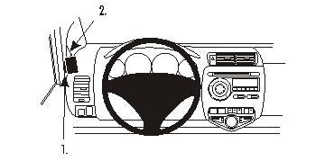 Brodit ProClip 803582 - Honda Jazz 2005-2008