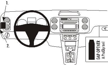 Brodit ProClip 803612 - Volkswagen Golf Plus 2005-2016