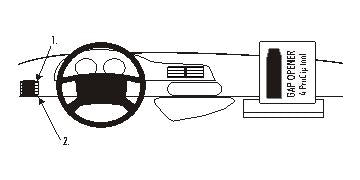 Brodit ProClip 803801 - Citroen Expert 1997-2006