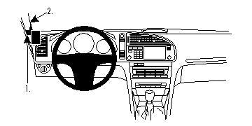 Brodit ProClip 804060 - Saab 9-3 2003-2011
