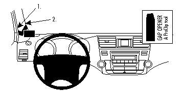 Brodit ProClip 804097 - Toyota Highlander 2008-2013