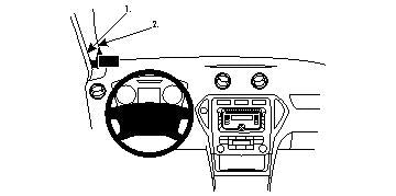 Brodit ProClip 804131 - Ford Mondeo 2008-2014