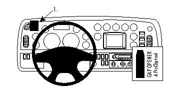 Brodit ProClip 804145 - Peterbilt Model 365 2008-2021
