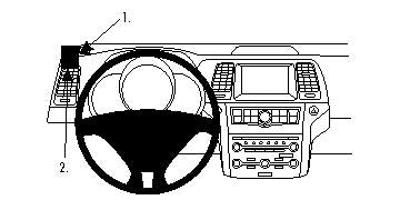 Brodit ProClip 804150 - Nissan CrossCabriolet 2009-2014