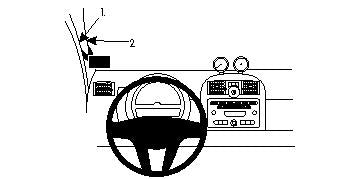 Brodit ProClip 804247 - Smart ForTwo 2008-2014
