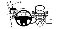 Brodit ProClip 804255 - Kia Soul 2009-2013