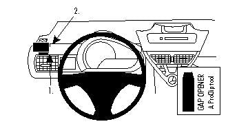 Brodit ProClip 804292 - Toyota iQ 2009-2019