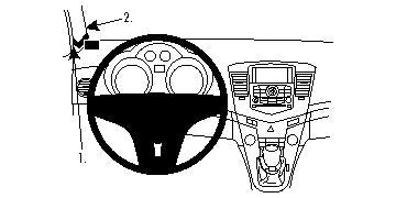 Brodit ProClip 804351 - Chevrolet Cruze 2009-2014