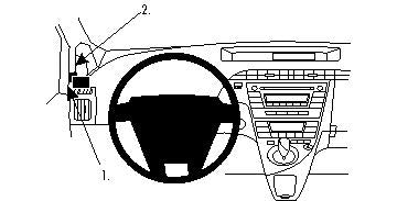 Brodit ProClip 804356 - Toyota Prius 2010-2016