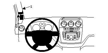 Brodit ProClip 804381 - Ford Tourneo Connect 2010-2013