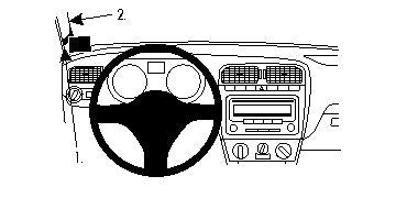 Brodit ProClip 804384 - Volkswagen Polo 2010-2014