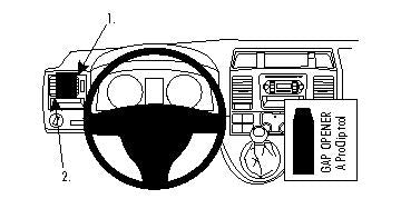 Brodit ProClip 804433 - Volkswagen Caravelle 2010-2015