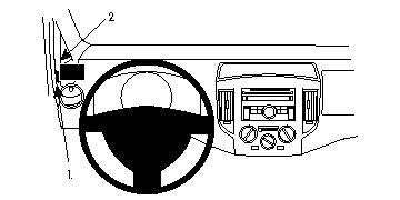 Brodit ProClip 804464 - Nissan Evalia 2010-2023