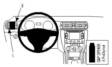 Brodit ProClip 804534 - Volkswagen Jetta 2011-2018