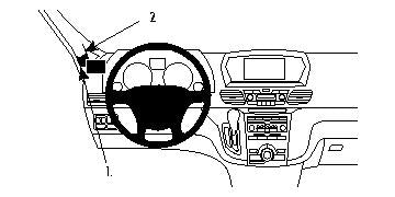 Brodit ProClip 804552 - Honda Odyssey 2011-2017