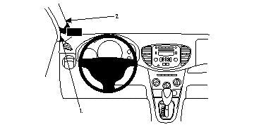 Brodit ProClip 804593 - Hyundai i10 2011-2013