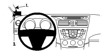 Brodit ProClip 804624 - Mazda 5 2011-2015