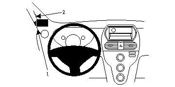 Brodit ProClip 804670 - Citroen C-Zero 2010-2017