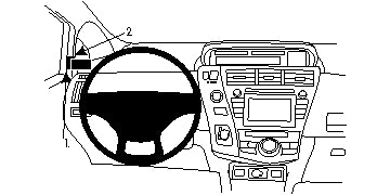 Brodit ProClip 804714 - Toyota Prius + 2012-2020
