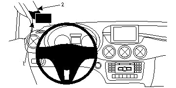 Brodit ProClip 804726 - Mercedes-Benz B-Class 2012-2018