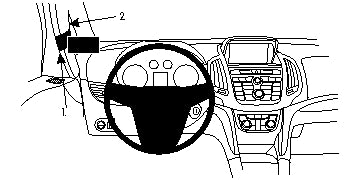 Brodit ProClip 804735 - Opel Zafira C 2012-2019