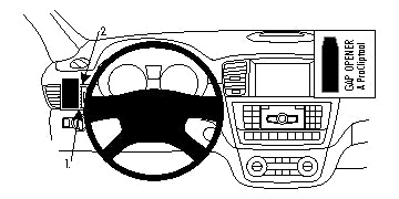 Brodit ProClip 804826 - Mercedes-Benz GL-Class 2012-2019