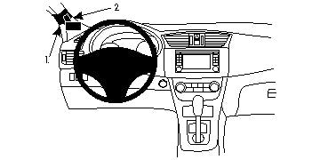 Brodit ProClip 804832 - Nissan Sentra 2013-2019