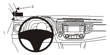 Brodit ProClip 804894 - Toyota RAV 4 2013-2018