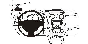 Brodit ProClip 804898 - Dacia Sandero 2013-2021