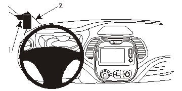 Brodit ProClip 804943 - Renault Captur 2014-2019