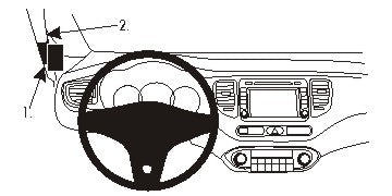 Brodit ProClip 804949 - Kia Carens IV 2014-2020