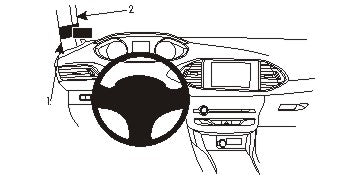 Brodit ProClip 804953 - Peugeot 308 2014-2021