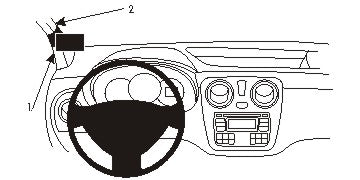 Brodit ProClip 804981 - Dacia Dokker 2014-2021