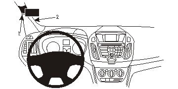 Brodit ProClip 804990 - Ford Tourneo Connect 2014-2017