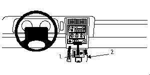 Brodit ProClip 832460 - Jeep Cherokee 1997-2001