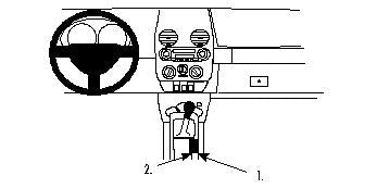 Brodit ProClip 832609 - Volkswagen Beetle 1998-2002