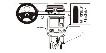 Brodit ProClip 832707 - Mercedes-Benz S-Class 2000-2002