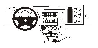 Brodit ProClip 832905 - Mercedes-Benz M-Class/ML 2000-2004