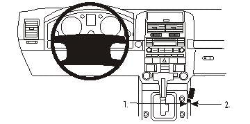 Brodit ProClip 833297 - Volkswagen Touareg 2003-2009